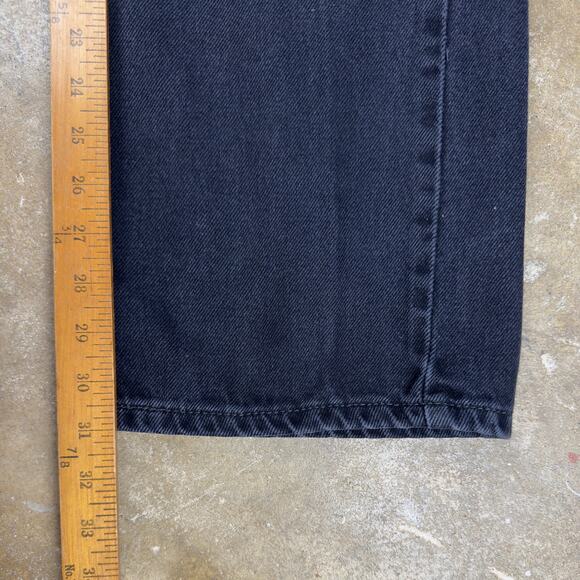 Levi’s‎ 505 Black Men’s Jeans Size 39x31.5 Straight Fit Denim - Picture 8 of 9